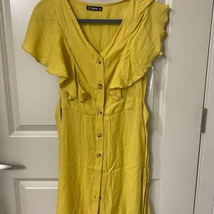 Beautiful yellow summer dress